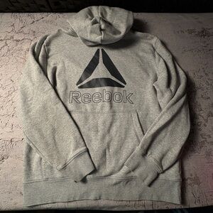 Reebok Hoodie, Gray, Men’s Size Large